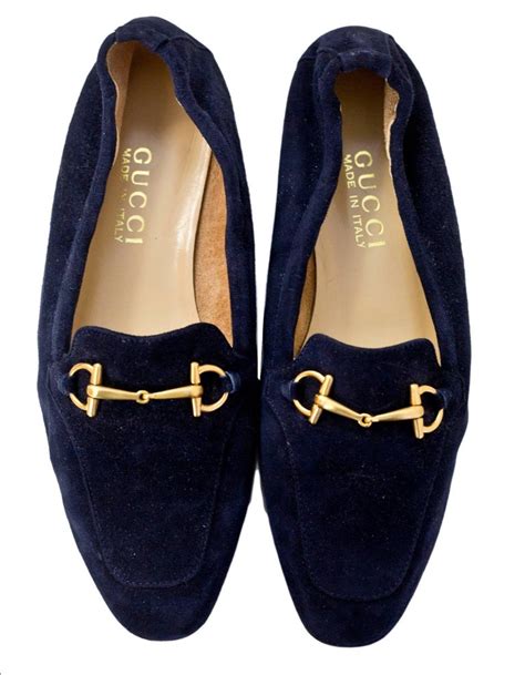 gucci navy suede horsebit loafers|gucci harald horsebit platform loafer.